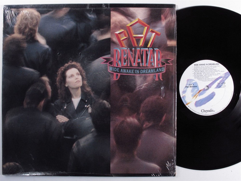 PAT BENATAR Wide Awake In Dreamland CHRYSALIS LP VG++ club edition SHRINK f