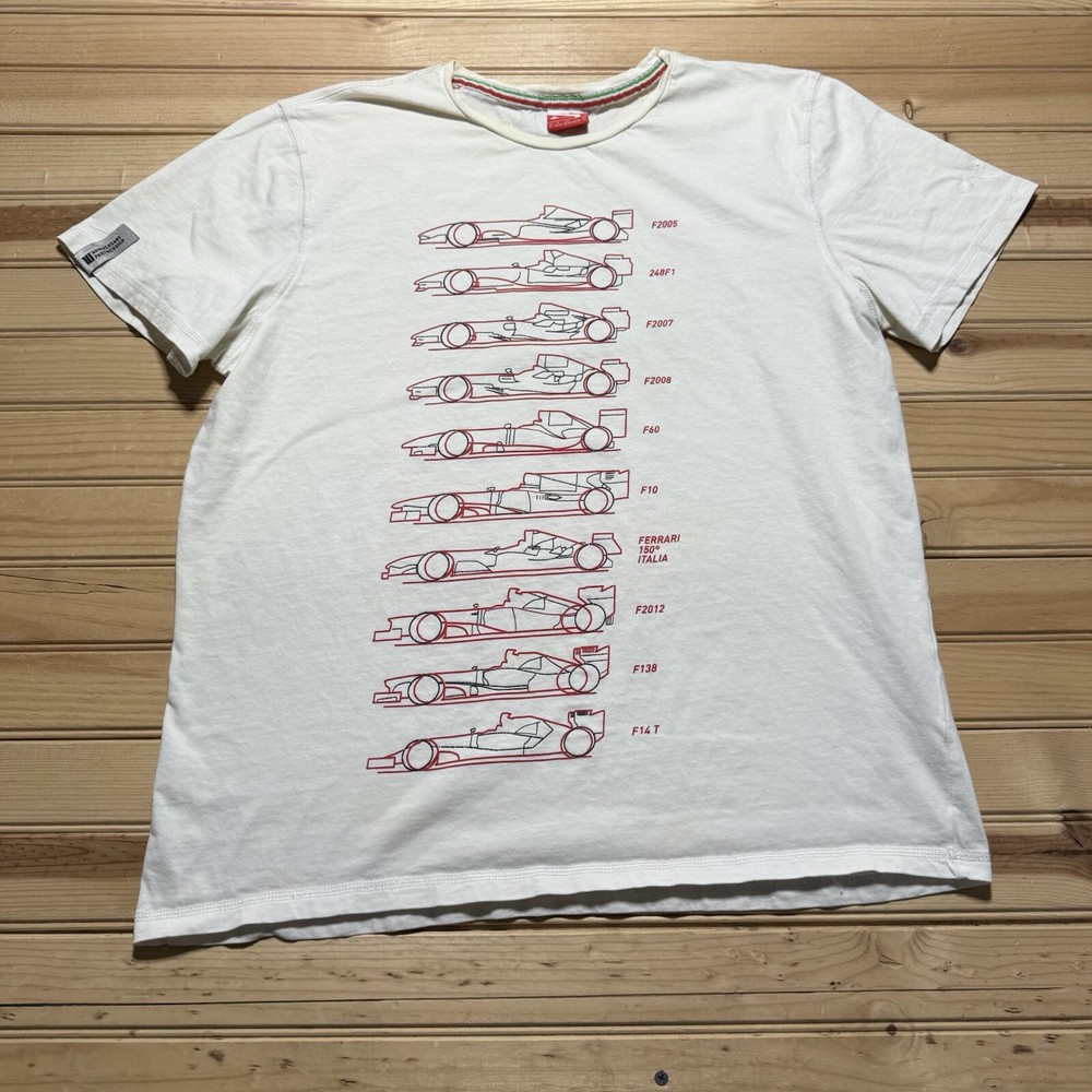 Ferrari Puma T Shirt Size XL F 2005 F14 F1 Race Car