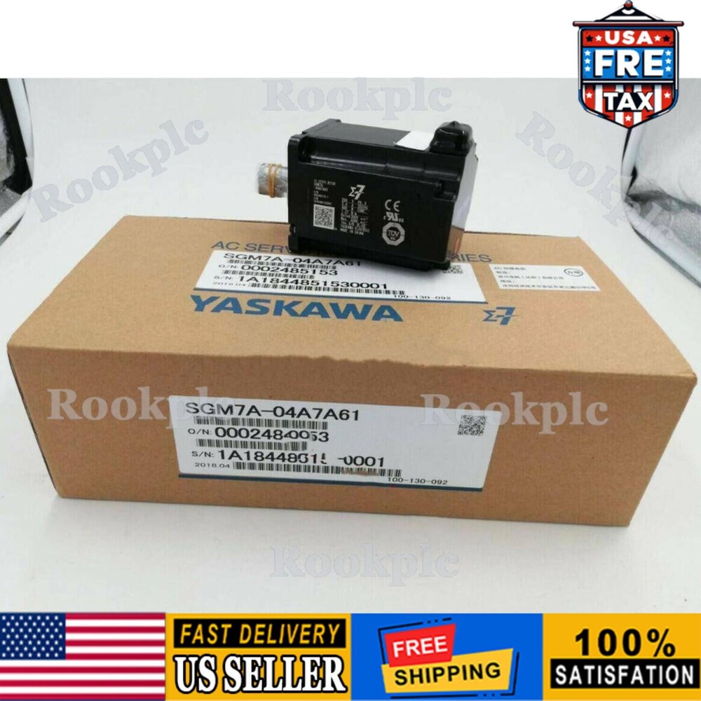 New Yaskawa SGM7A-04A7A61 Servo Motor SGM7A04A7A61 DHL Expedited Shipping
