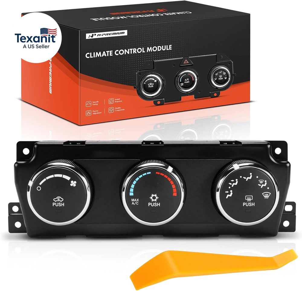 Heater Climate Control Panel Module Compatible with Dodge Ram 1500 2009-2010