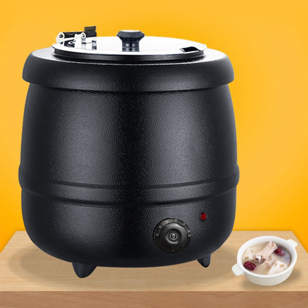 Commercial Electric Soup Kettle Warmer Countertop Food Warmer Pot Restaurant New