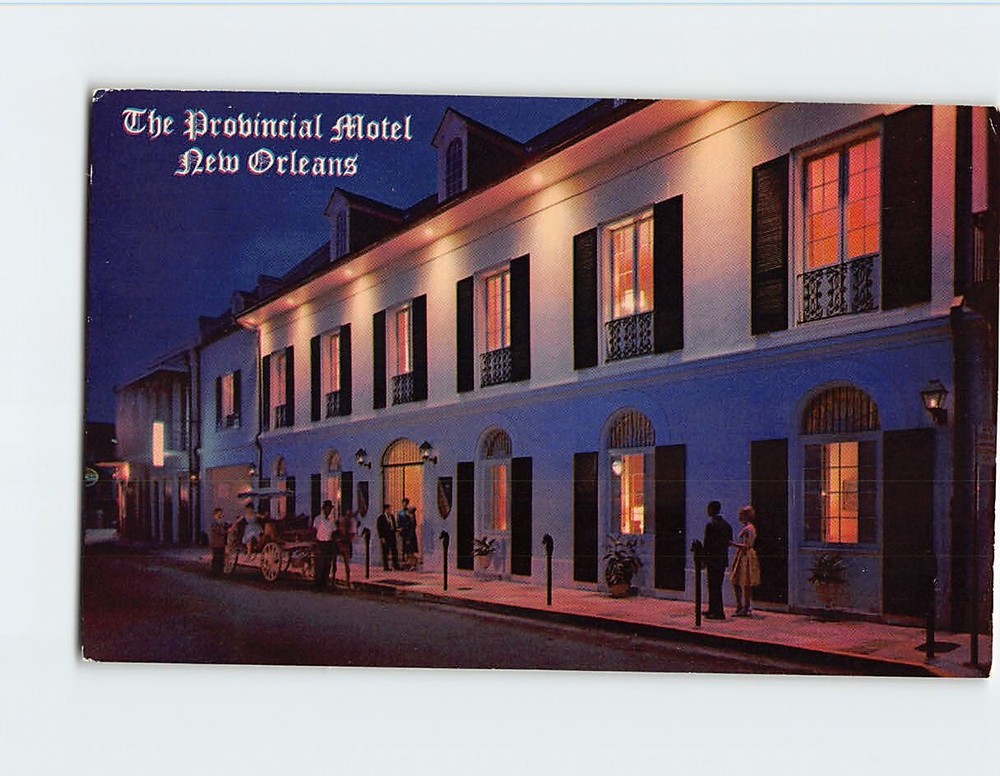 Postcard The Provincial Motel  NO Louisiana USA