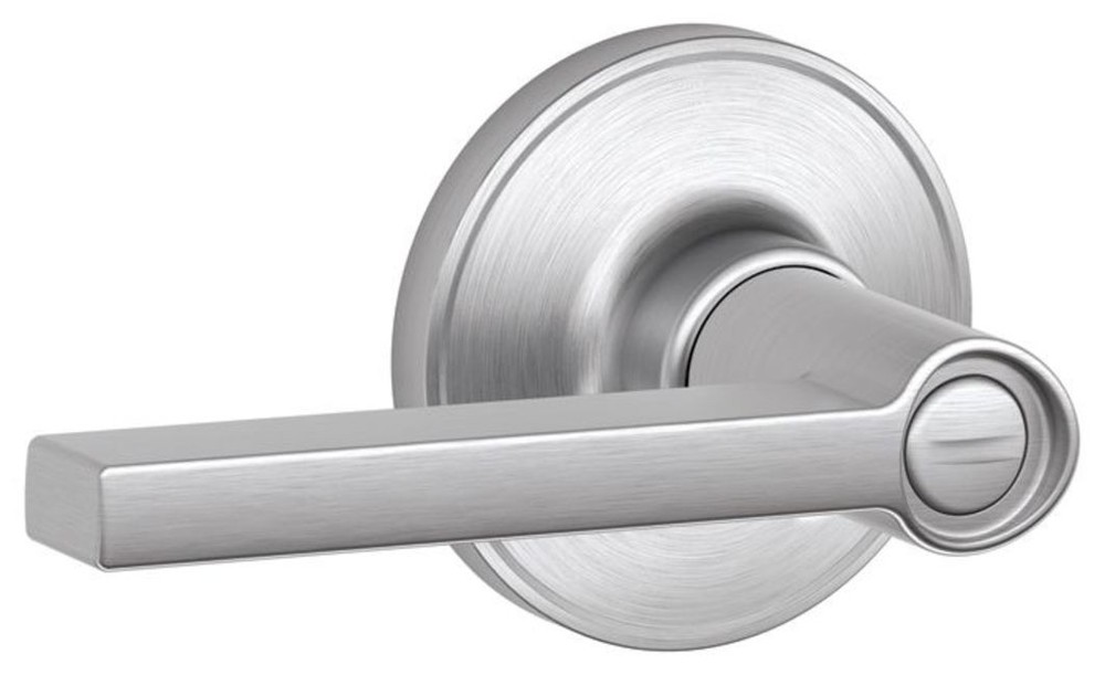 Schlage J40-SOL Chrome Solstice Privacy Door Lever Set (Formerly Dexter)
