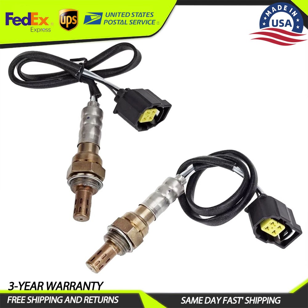 2Pcs For Dodge Chrysler Jeep Ram VW 234-4587 Up & Downstream 02 O2 Oxygen Sensor