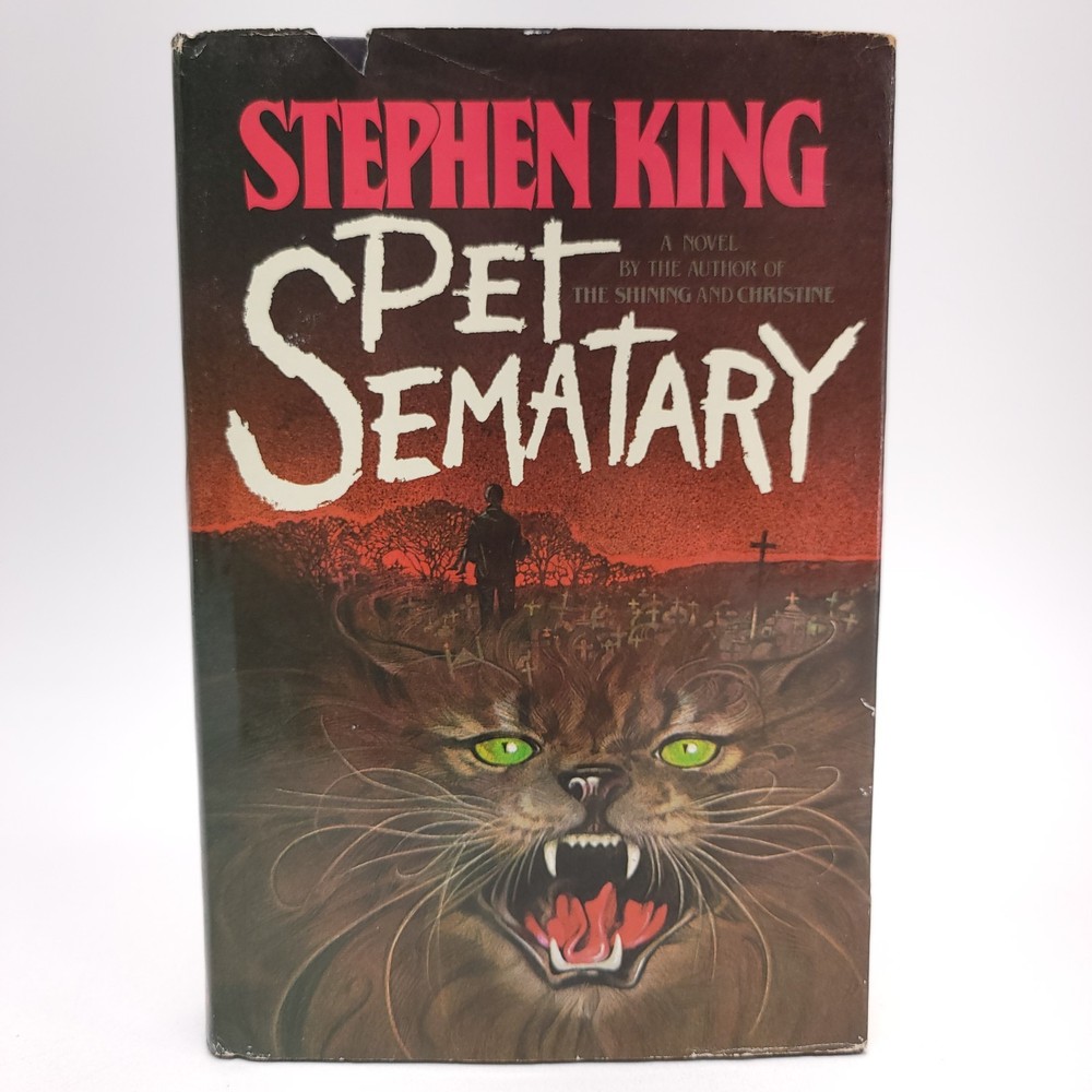 Pet Cemetery (1983) Stephen King  Hardcover Book Doubleday & Co w/ Dust Cover