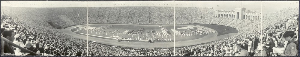 Photo:Los Angeles CA 1932 Olympic Stadium Opening Day Xth Olympiad Oath