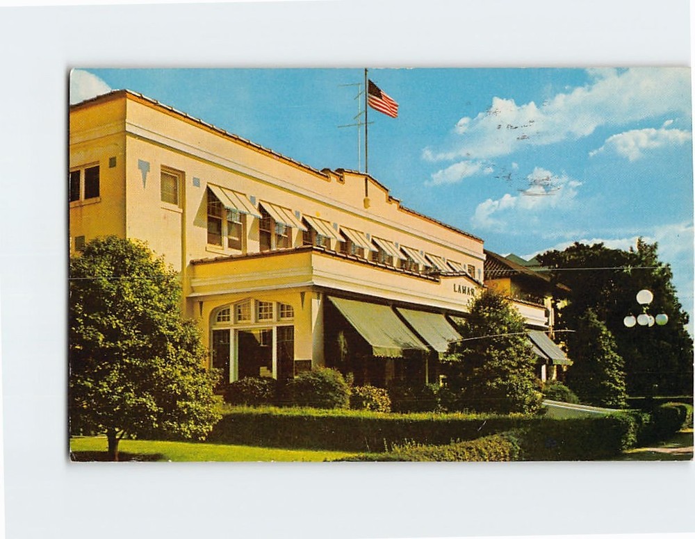 Postcard Lamar Bath House Hot Springs National Park Arkansas USA