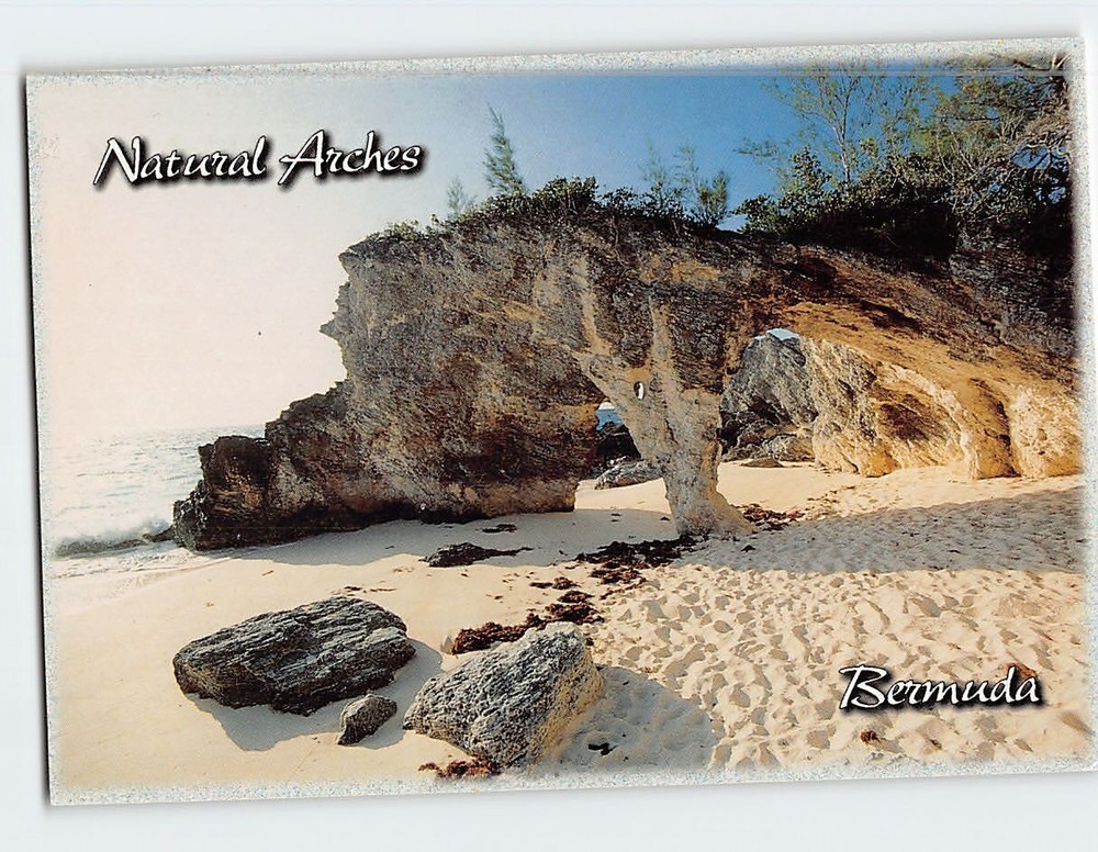 Postcard Natural Arches Bermuda British Overseas Territory USA