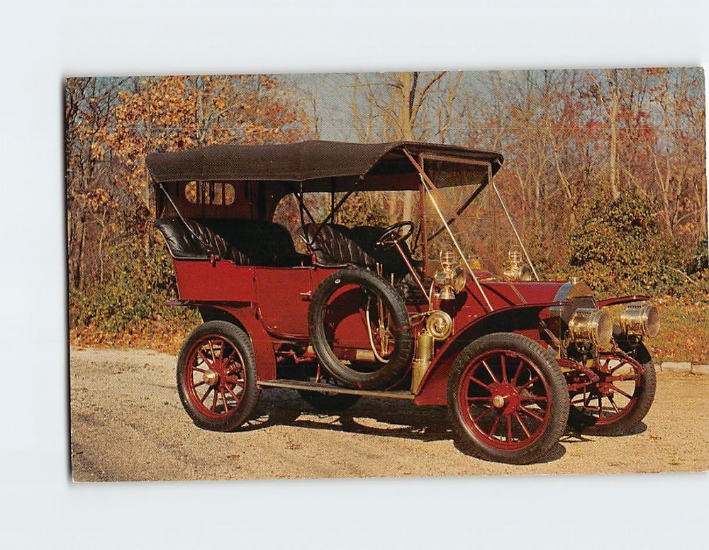 Postcard 1906 Studebaker Touring Car Long Island Auto Museum New York USA