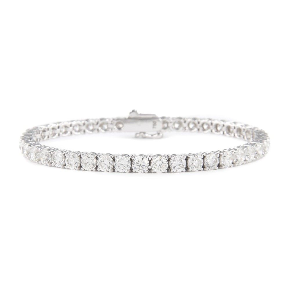 Alexander Beverly Hills 10.70ct Diamond Tennis Bracelet 18k White Gold