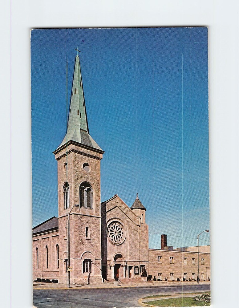 Postcard First Presbyterian Church Sandusky Ohio USA