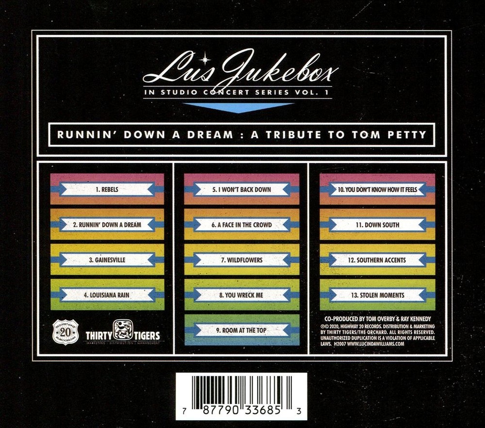 Lucinda Williams Lu's Jukebox, Vol. 1: Runnin' Down A Dream: A Tribute To Tom Pe