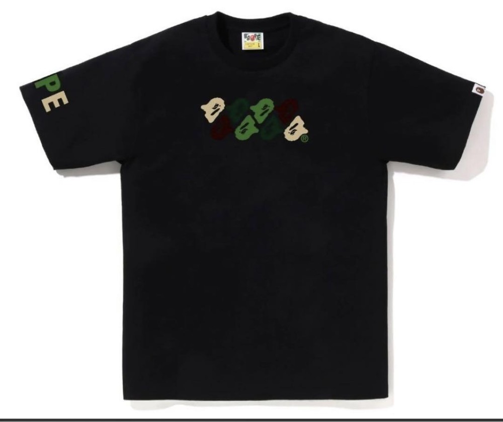 A Bathing Ape T-Shirt Camouflage Pattern M Size
