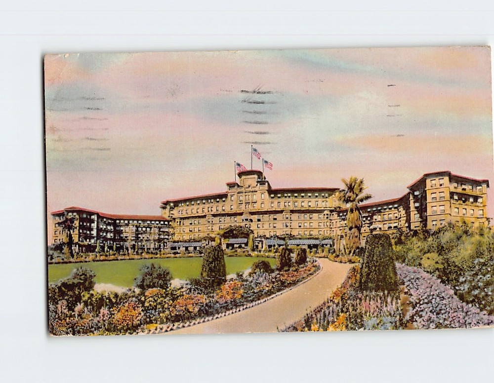 Postcard The Huntington Hotel & Bungalows, Pasadena, California, USA