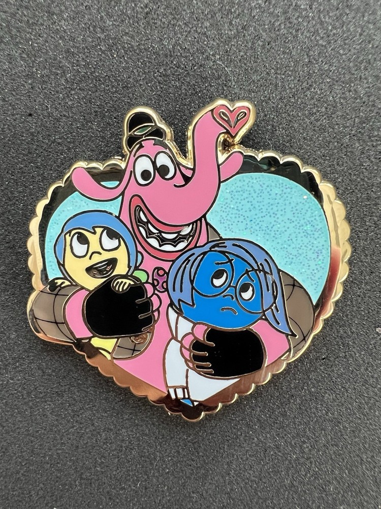 READ - Disney FANTASY Pin - Inside Out - Joy Happiness Bing Bong Hug Heart