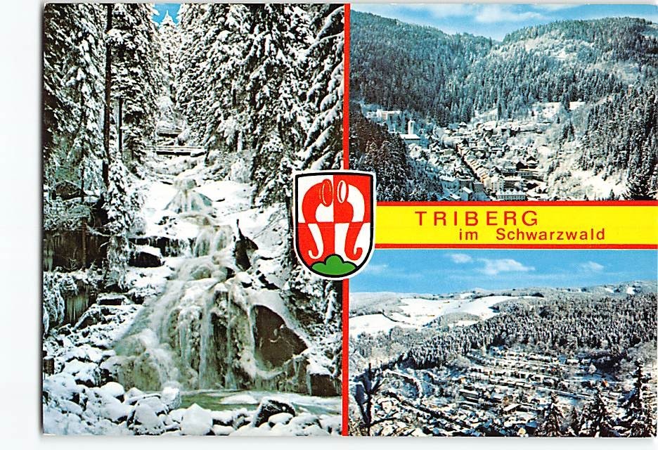 Postcard Triberg im Schwarzwald Germany