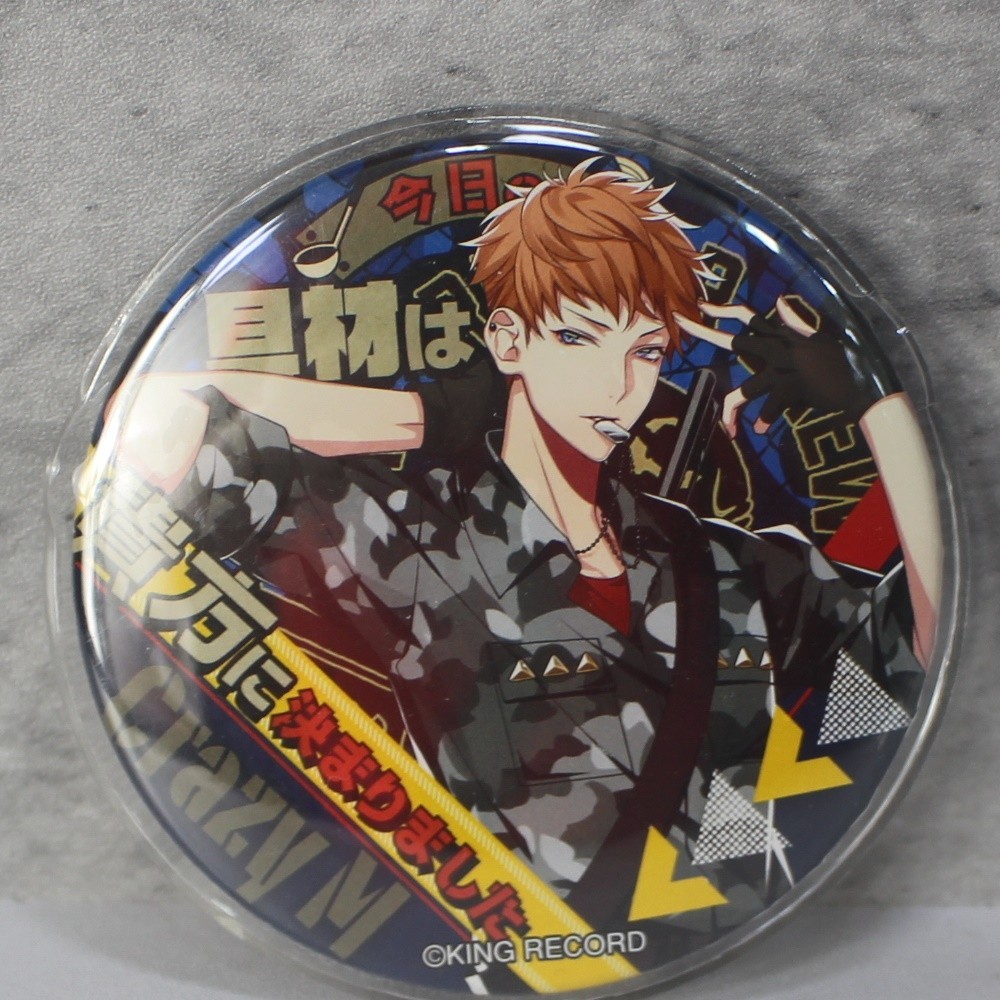 Hypnosis Mic -Division Rap Battle Crazy M Rio Mason Busujima Can Badge