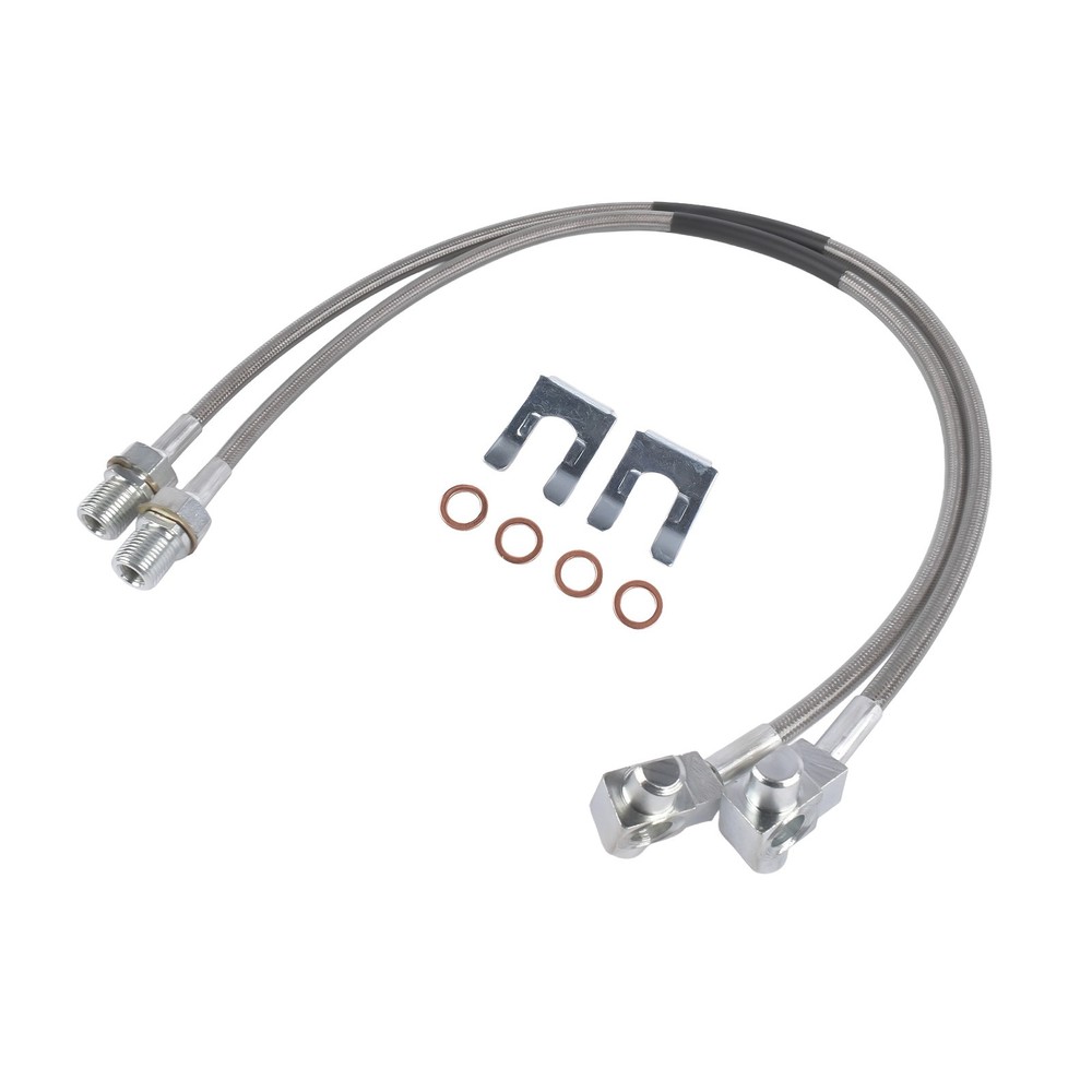 New Front Stainless Brake Lines Fit for 1971-78 GMC K25 K15 Chevy 4-6