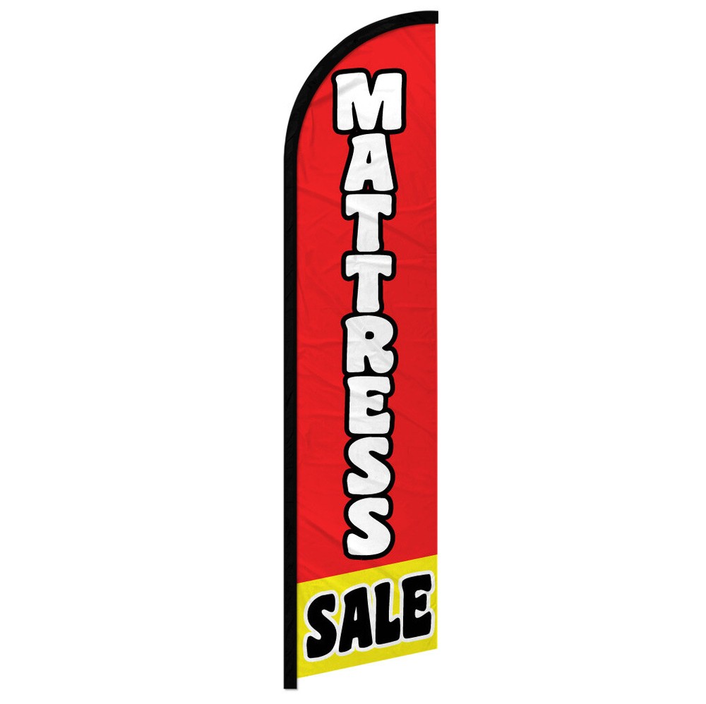 Mattress Sale Full Curve Windless Swooper Flag Bed Sale