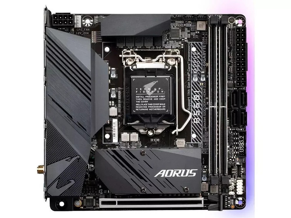 GIGABYTE B560I AORUS PRO AX LGA 1200 Intel B560 DDR4 Mini ITX Motherboard