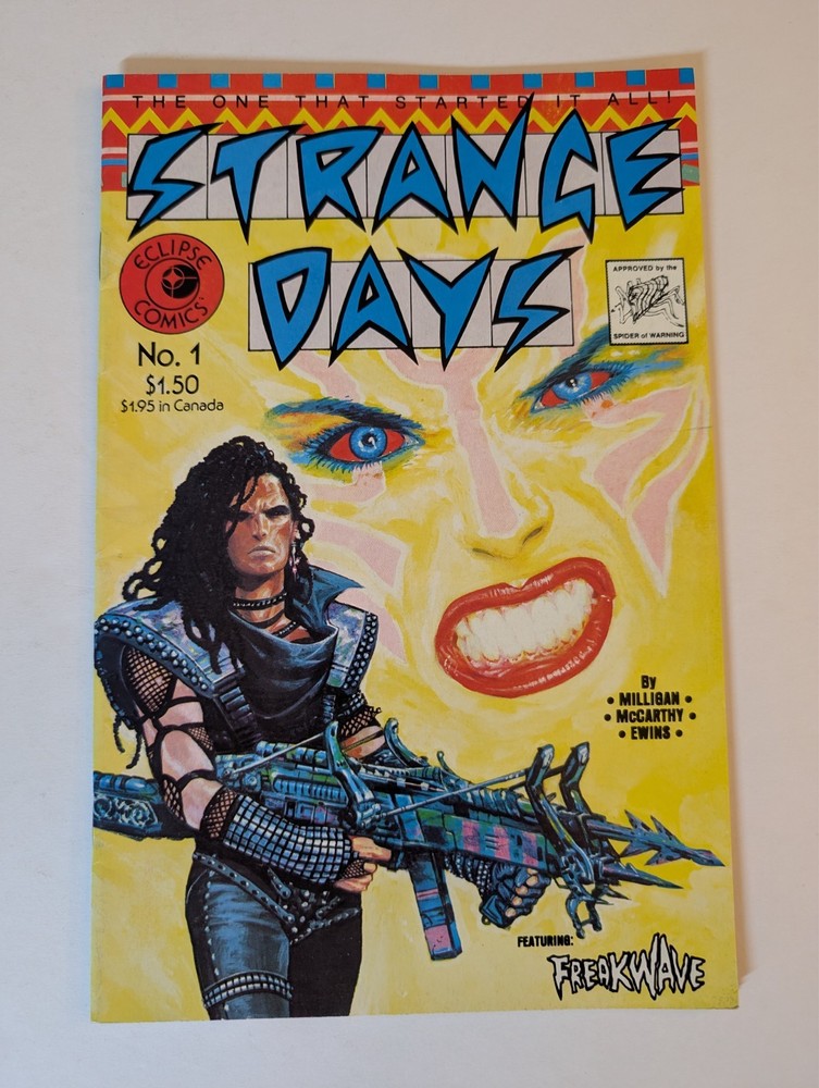 Strange Days #1🦇VF+🦇Eclipse Comics (1984) Combined Shipping! 🦇 Freakwave 🦇