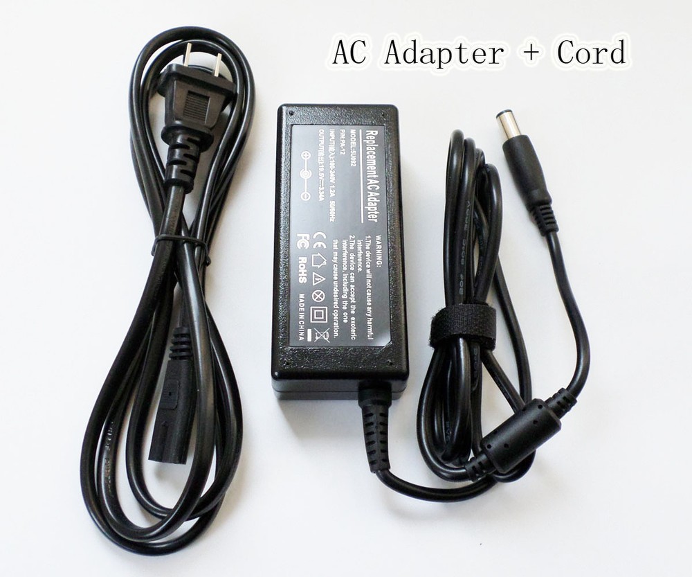 Laptop Charger For DELL AC Power Adapter Inspiron M5030 N5050 N4010 19.5v 3.34a