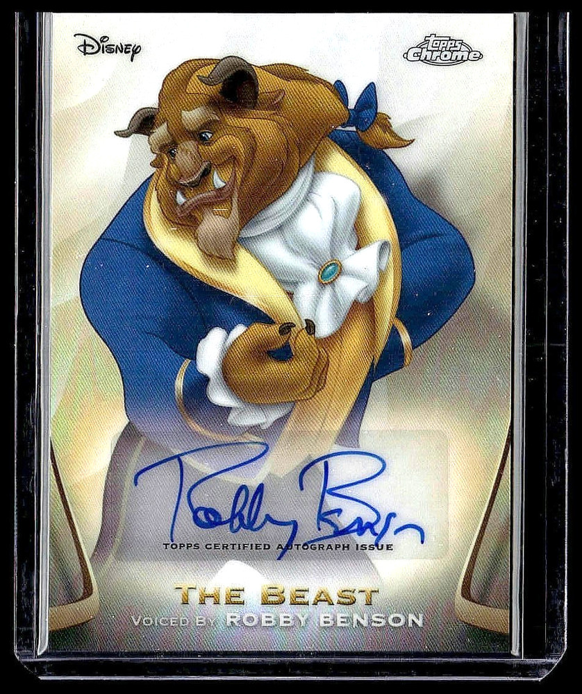 2025 Topps Chrome Disney Beast Robby Benson Auto #AA-RB Beauty and The Beast