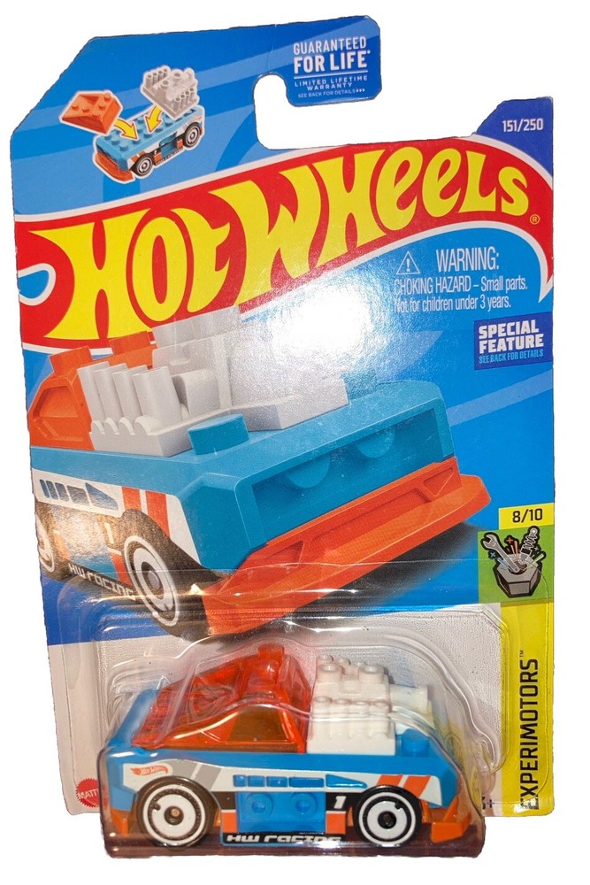 2022 Hot Wheels Custom Small Block Blue 151/250 Experimotors 8/10  HW Racing