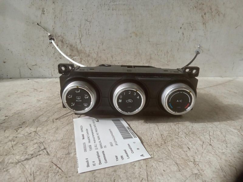 2015-2017 Subaru Impreza Manual A/C Heater Temperature Climate Control OEM