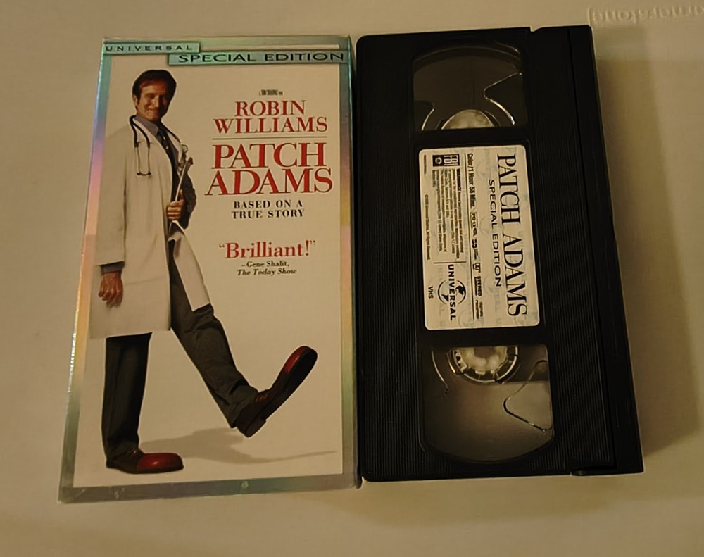 Patch Adams( VHS, 1999)  Special Edition Robin Williams  Romantic Comedy Tested