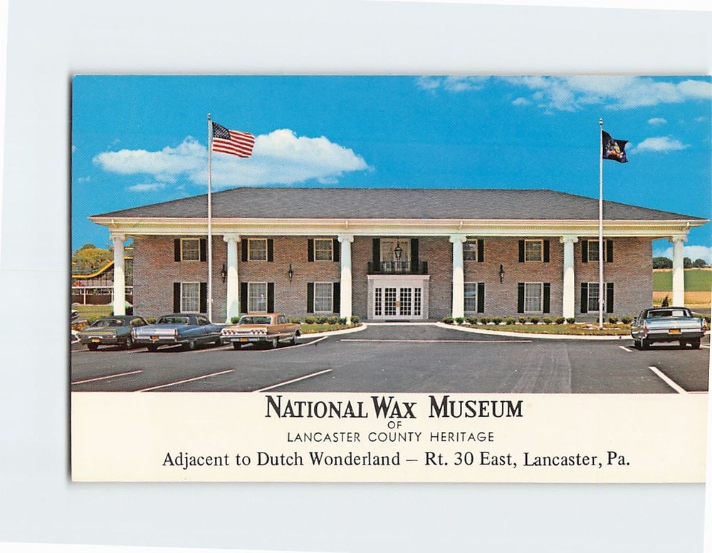 Postcard National Wax Museum Lancaster Pennsylvania USA
