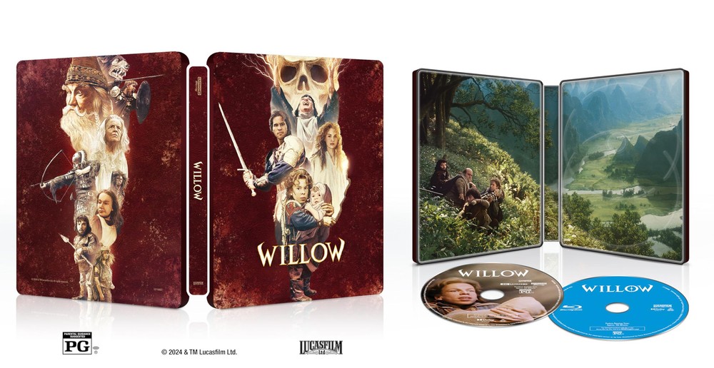 Willow - UHD Combo + Digital + Steelbook (Blu-ray) Val Kilmer Joanne Whalley
