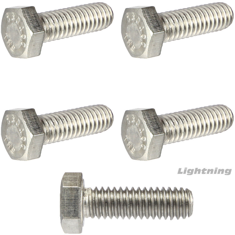 Hex Bolts Full Thread Stainless Steel 5/16-18 X 4-1/2