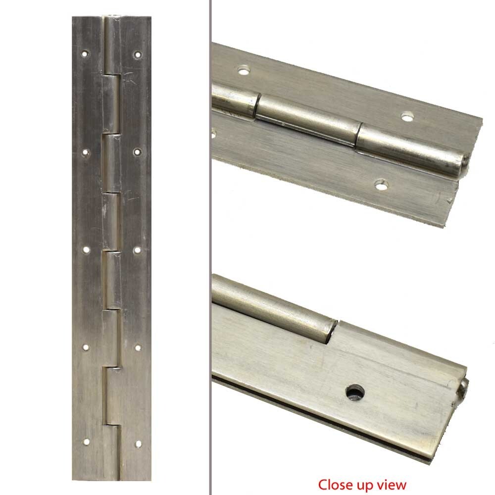 Misty Harbor Boat Piano Hinge 001446 | Aluminum 12 x 2 1/8 Inch Silver