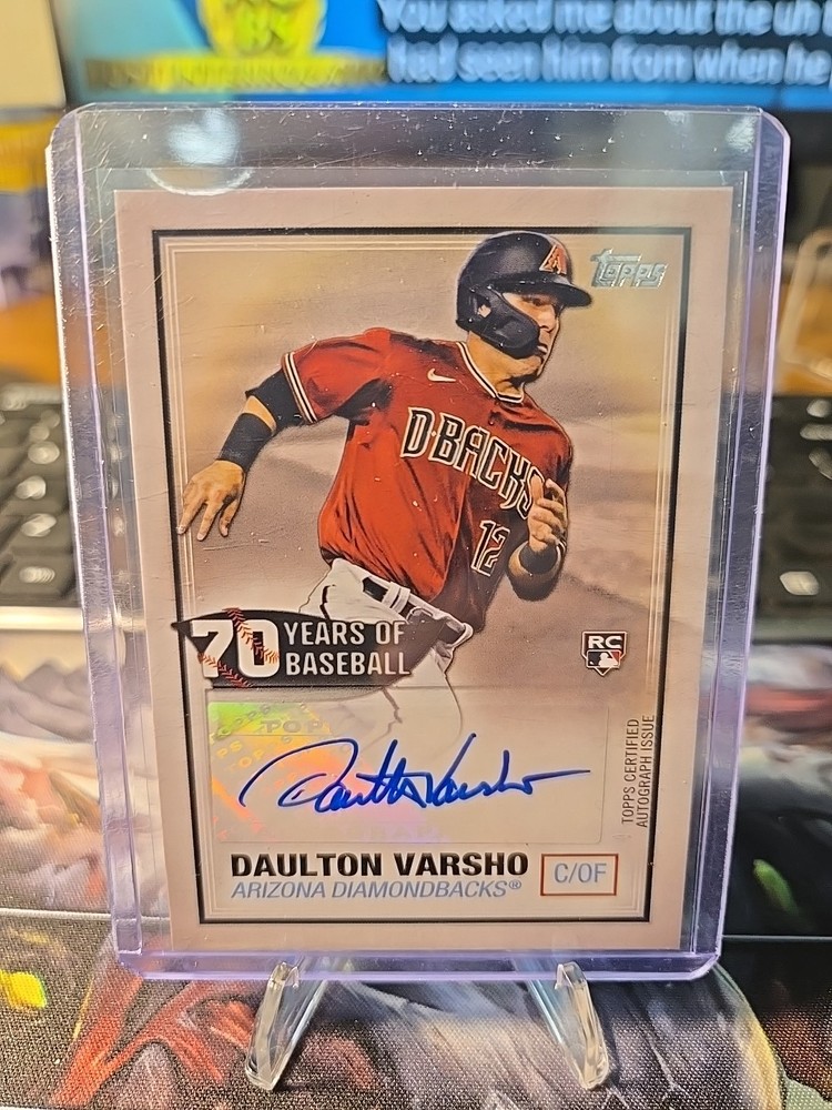 Daulton Varsho 70th Anniversary Diamond Kings Auto Card