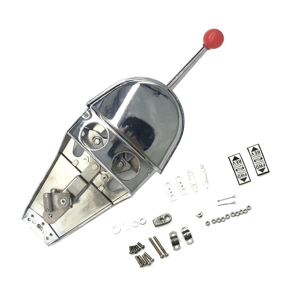 Universal Boat Single Lever Marine Engine Control Handle Top Mount Assy