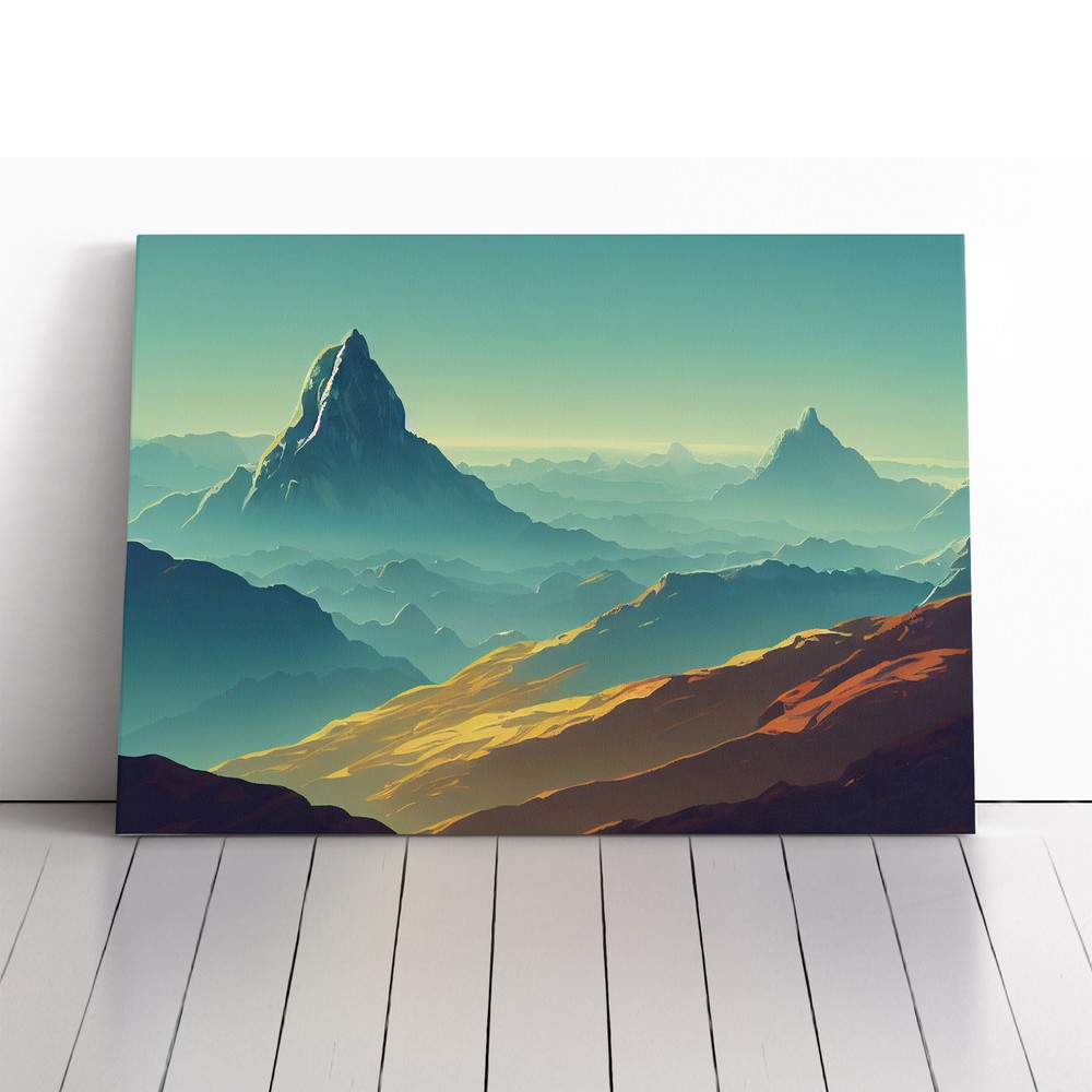 Innovative Mountain Landscape Canvas Wall Art Print Framed Picture Home Decor
