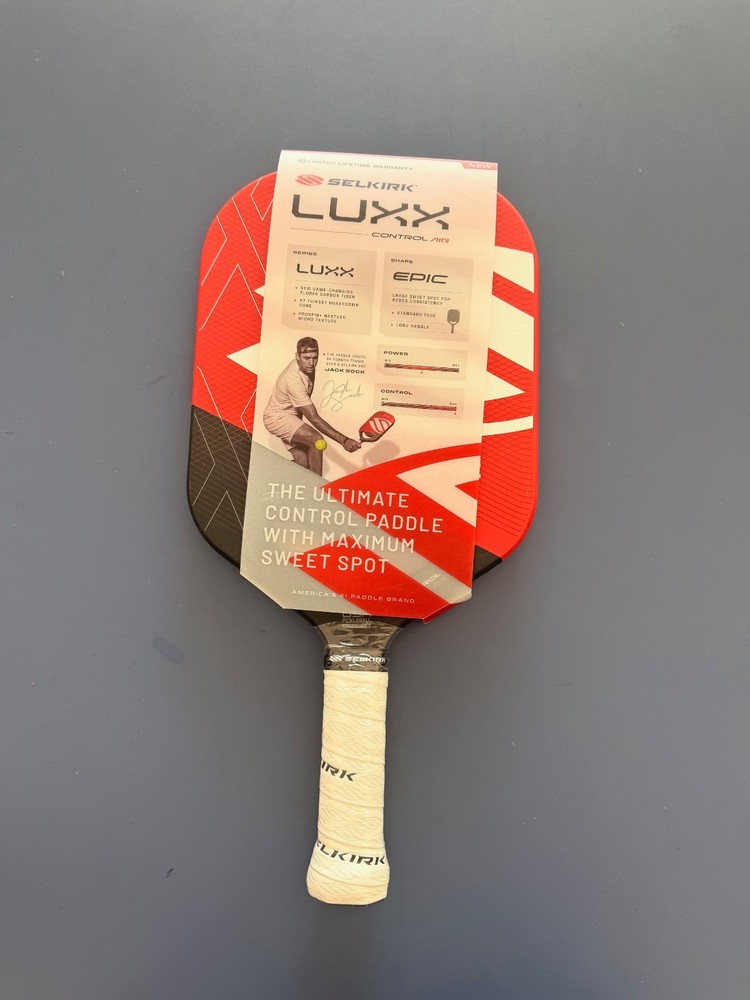 Selkirk Luxx Control Air Epic Red Pickleball Paddle for Precision Play