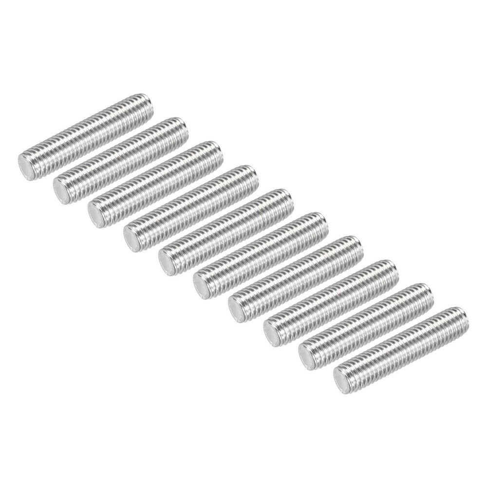 20 Pack M10x50mm Thread Rod 304 Stainless Steel Threads Stud for U-Bolts