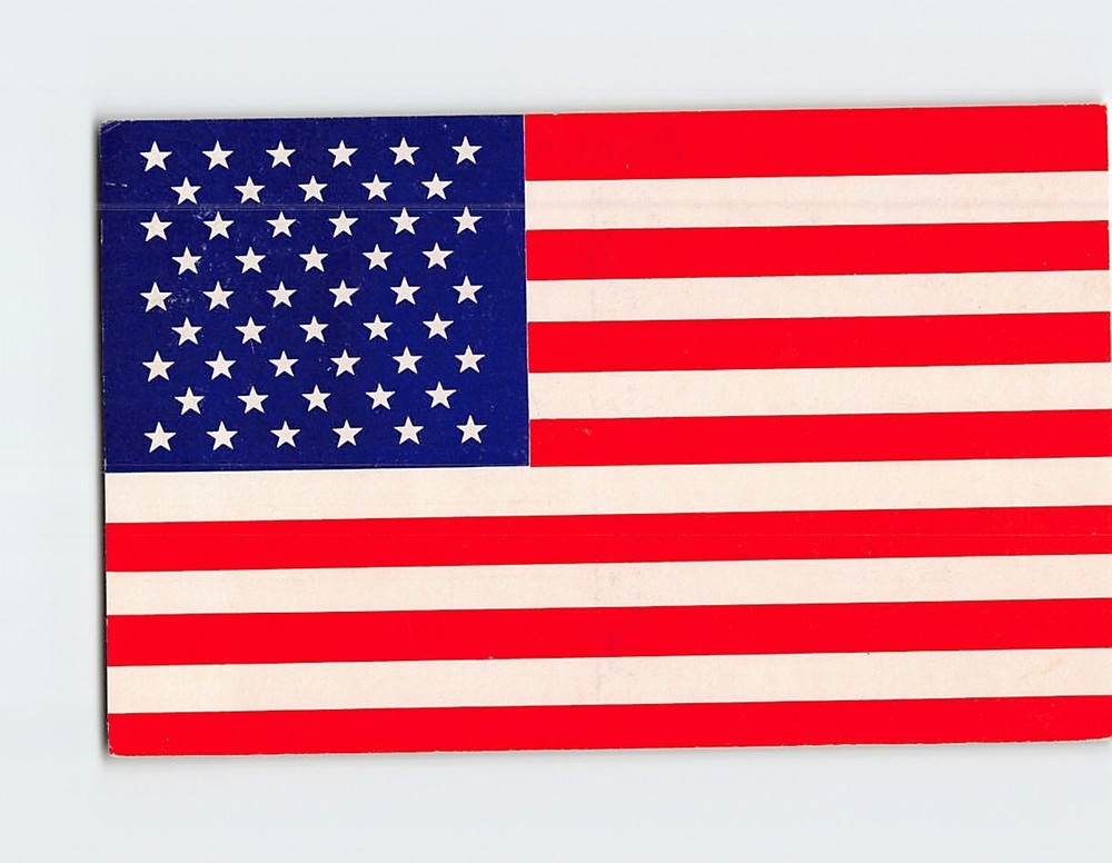 Postcard Flag of the United States