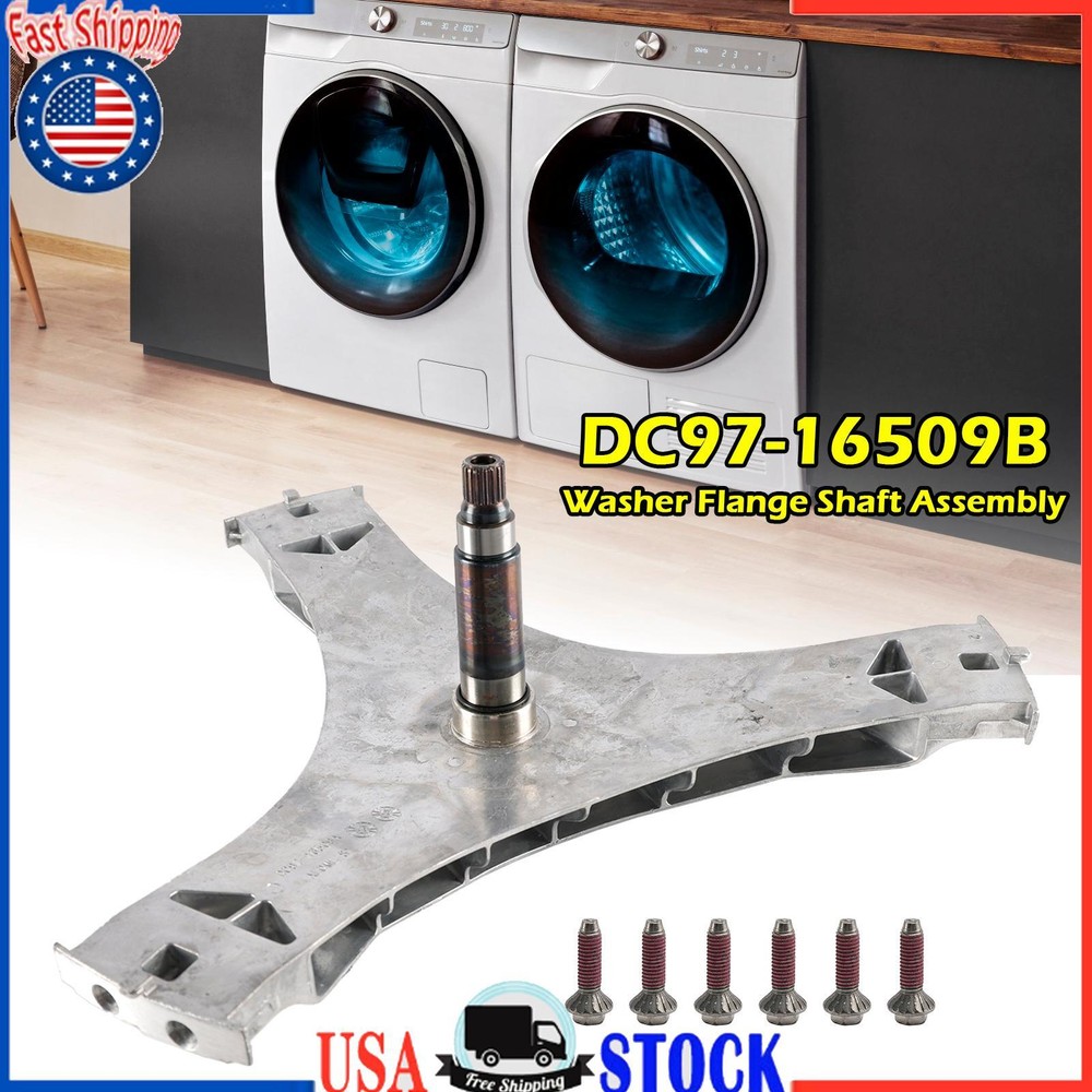 Washer Flange Shaft Assembly fit Samsung DC97-16509B DC60-40137A DC69-00804A
