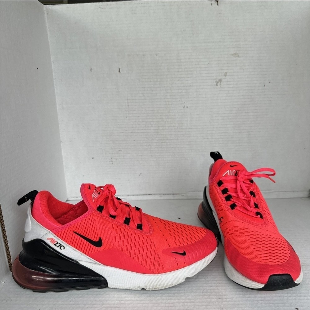 Nike Air Max 270 Red Orbit Mens 10 Athletic Casual Running Sneakers BV6078-600