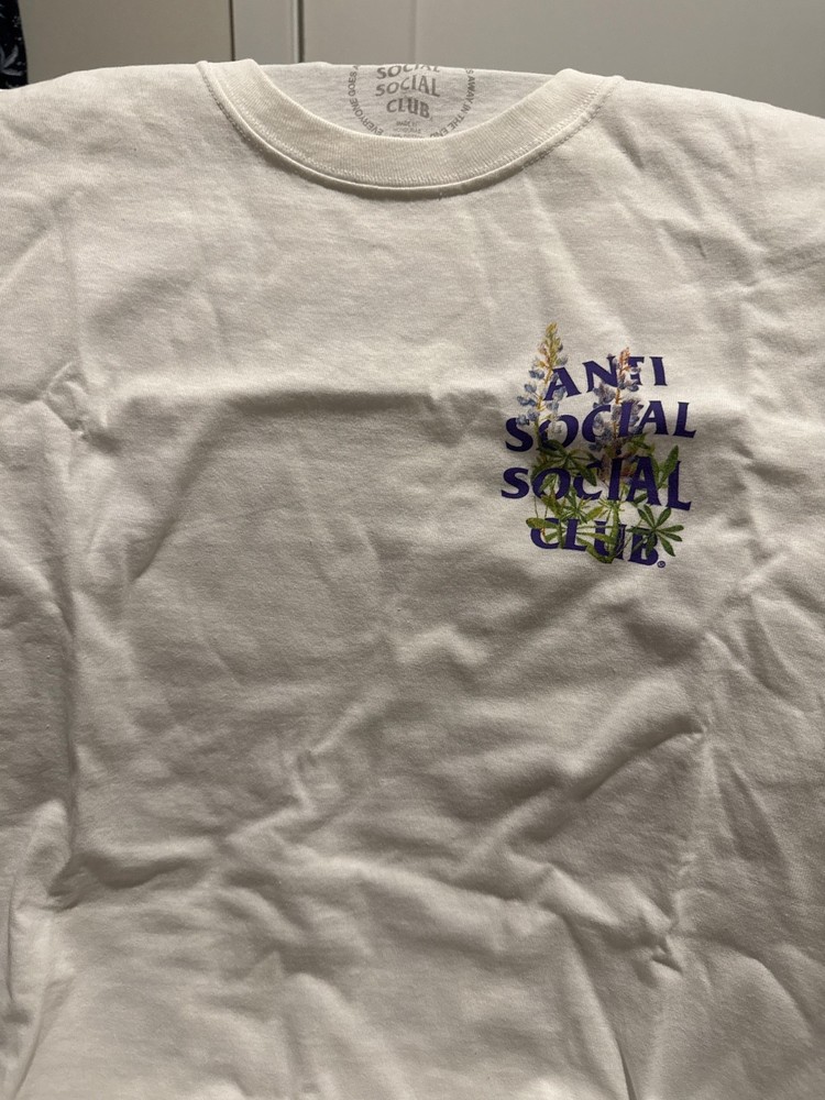 anti social social club shirt tee