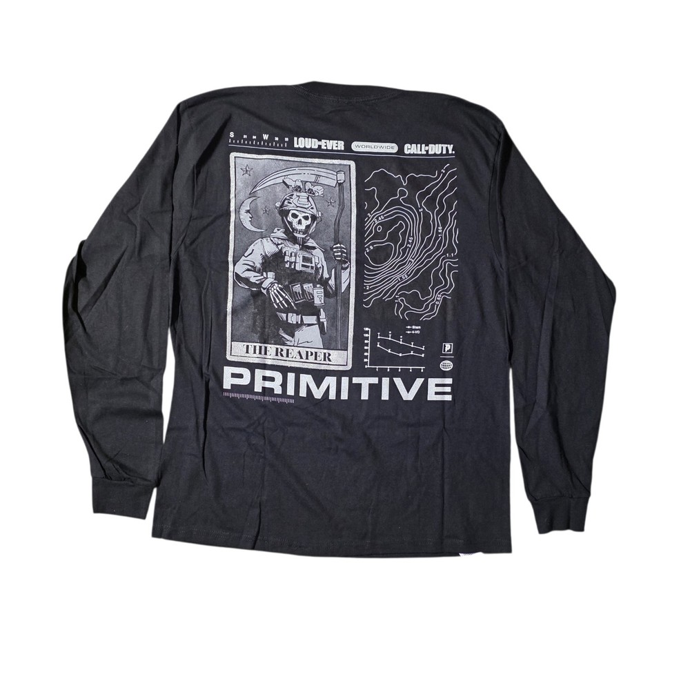 Primitive Skate Apparel Men's X Call Of Duty Tactics Long Sleeve T-Shirt