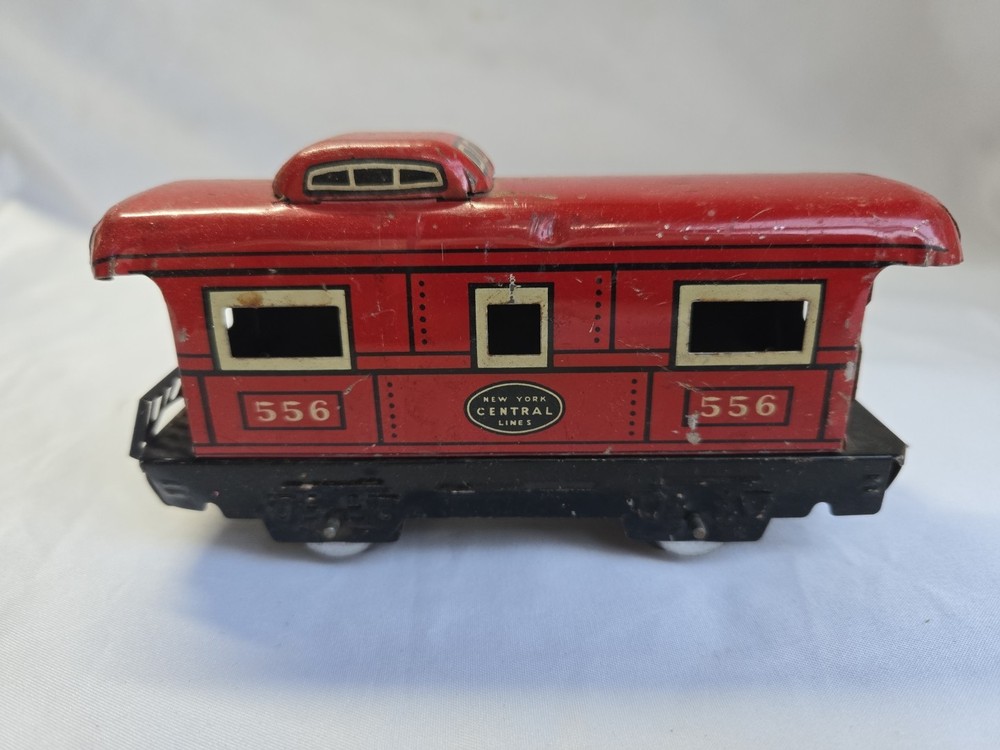 Marx O Gauge Tin Litho New York Central Lines Caboose Car #556