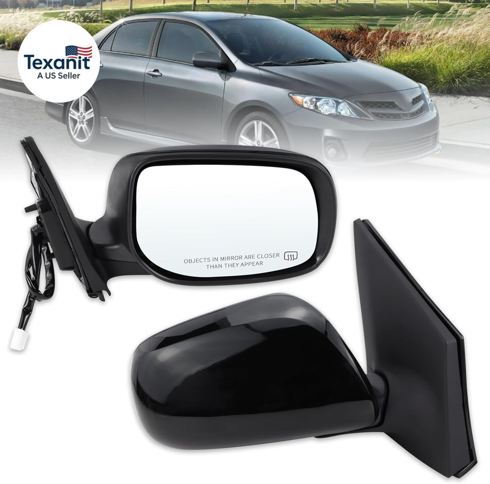 Right Passenger Side Mirror Compatible with 2009 2010 2011 2012 2013 Toyota Coro