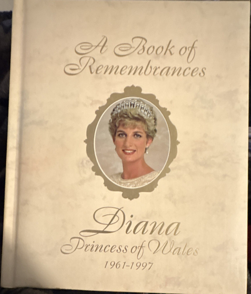 Diana Princess of Wales Book of Remembrances 1961-1997 HC 1997 Running Press