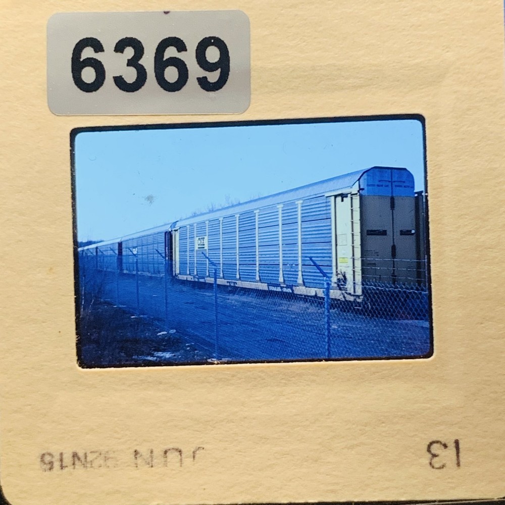 Original 35mm Slide 1972 CN Canadian National Railway Freight Train Kodachrome