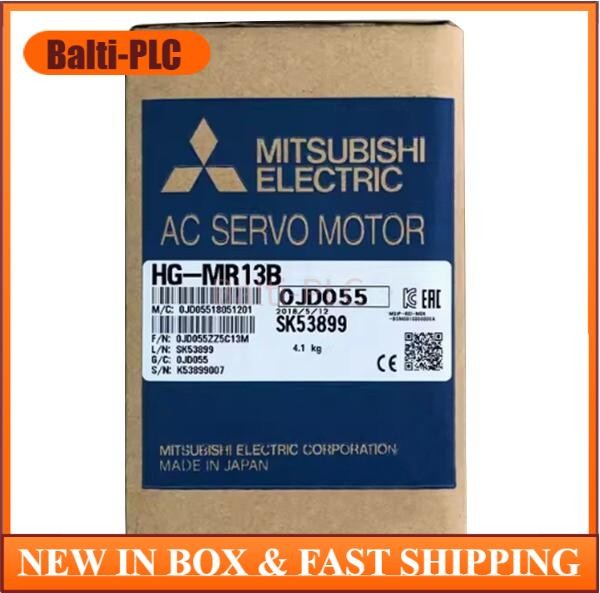 New HG-MR13B Electric Motor Sealed MITSUBISHI HG-MR13B Servo Motor US Free TAX