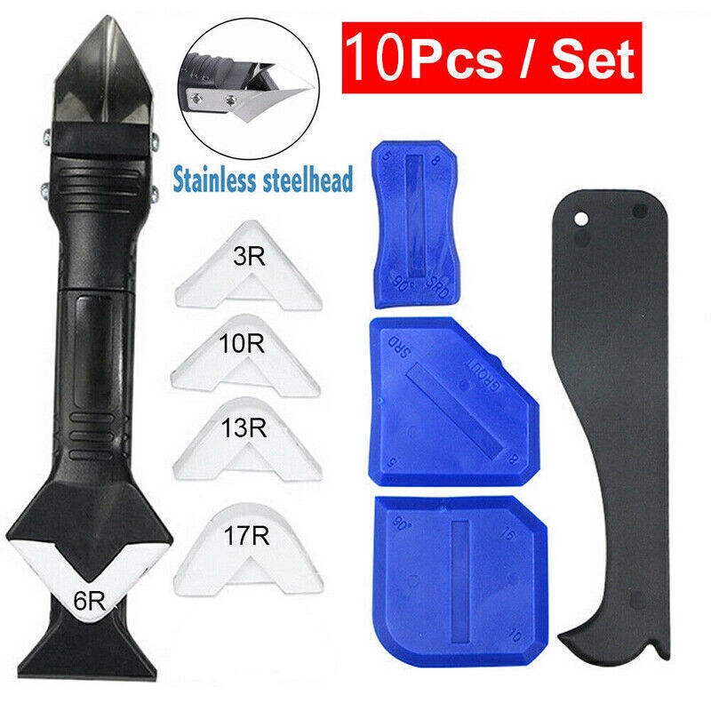 3-in-1 Silicone Sealant Remover Kit with Scraper for Caulk & Mould Removal